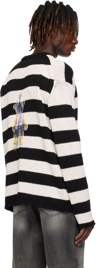 Sveter We11done We11done Punk Teddy Striped Sweater Rôznofarebný | WD-KT0-25-655-U-IV, 2