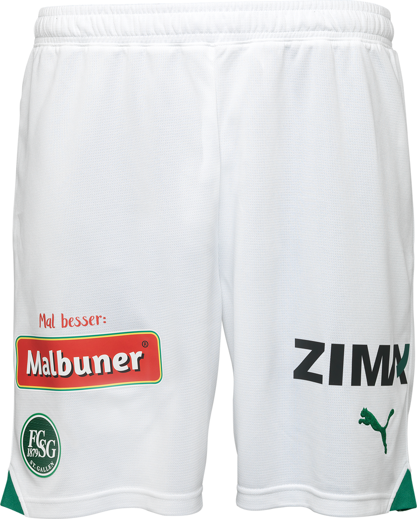 Šortky Puma FC St. Gallen Home Shorts 2023/2024 Biela | fcsg775631-001