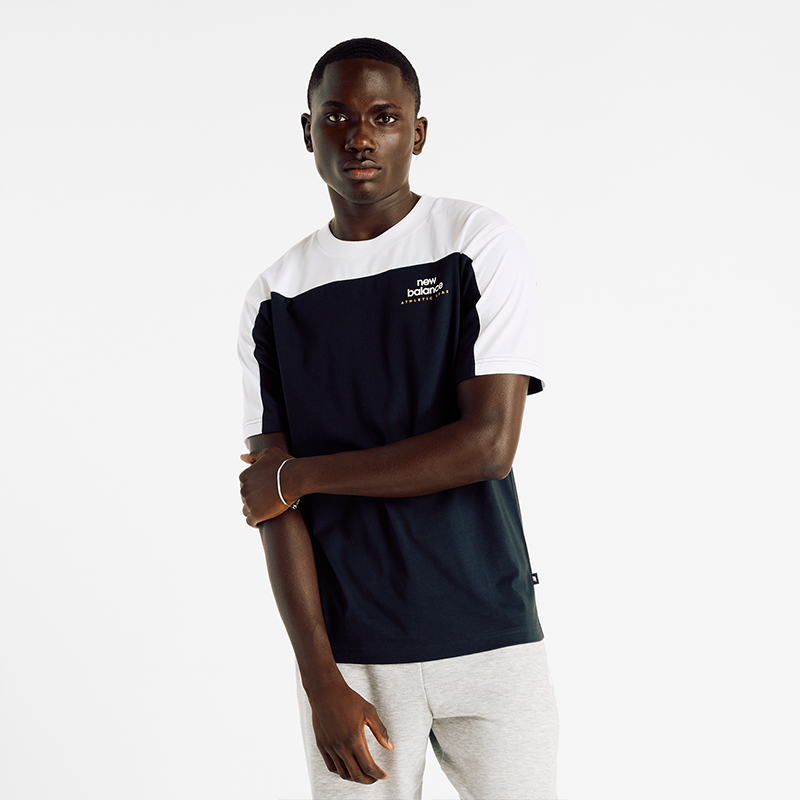 Tričko New Balance NB T-Shirt Čierna | Pánske tričko New Balance MT43527BK – čierné, 0