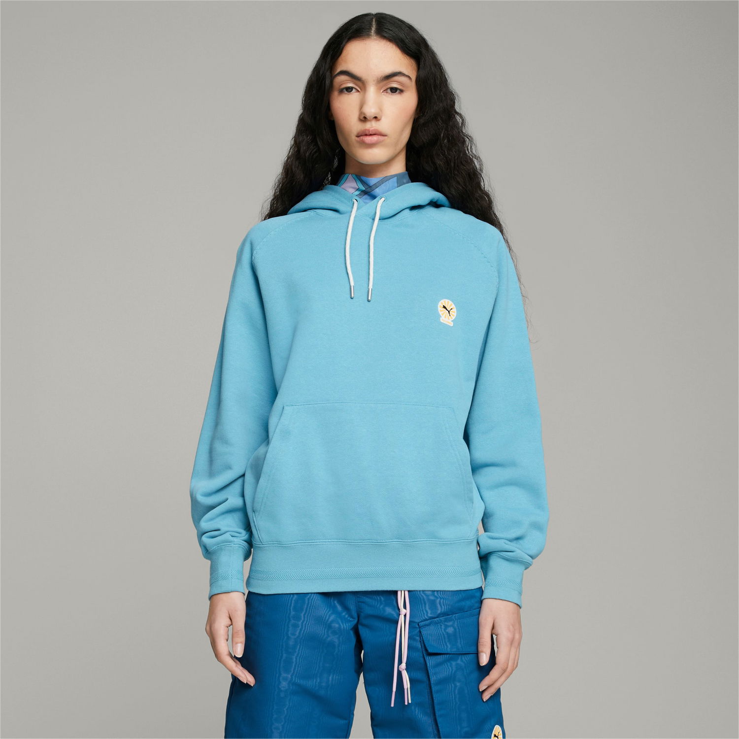 Mikina Puma x Palomo Hoodie Modrá | 538798_81, 0