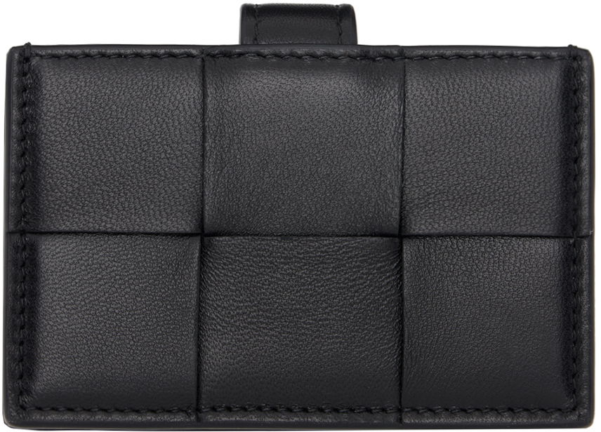 Peňaženka Bottega Veneta Accordion Card Holder Čierna | 785975 VCQC4, 1