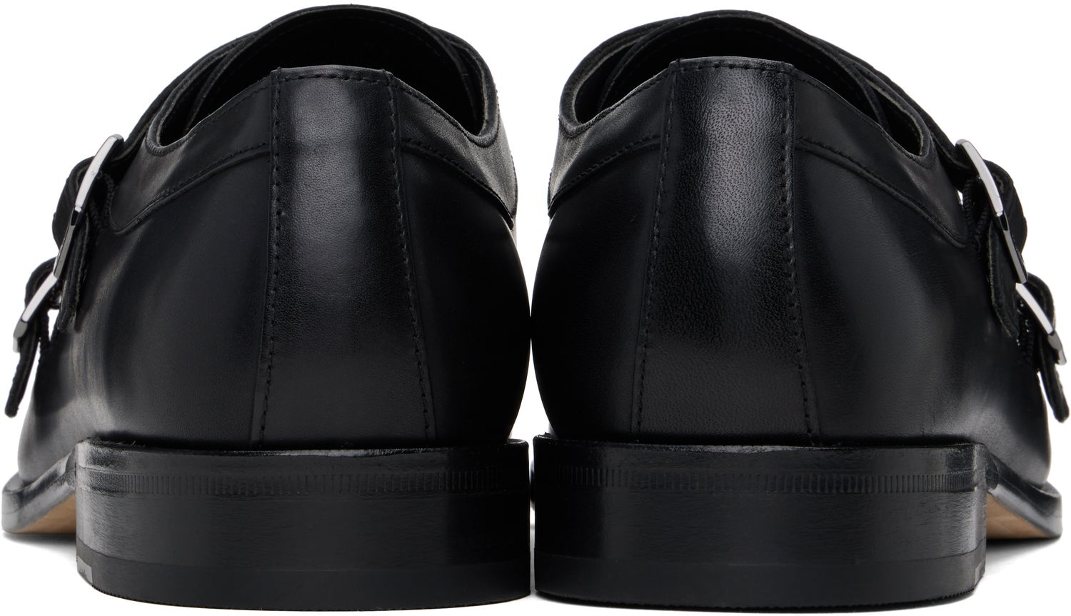 Oblečenie BOSS Flexible Sole Monk Strap Shoes Čierna | 50536161, 1