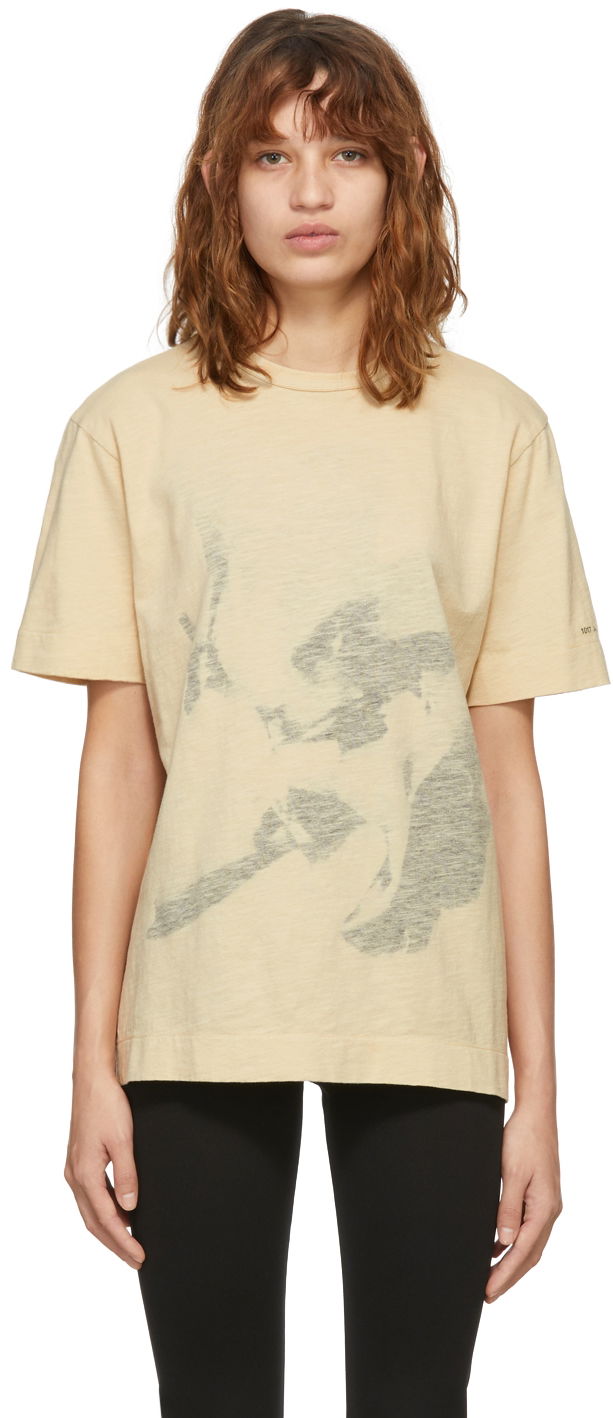 Tričko 1017 ALYX 9SM Graphic Print Relaxed Fit T-Shirt Béžová | AAMTS0298FA01.S22, 0