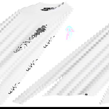 Tričko By Parra Parra Lowering The Bar Long Sleeve T-Shirt Biela | 53120-WHT, 0