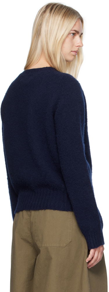 Sveter YMC Jets Sweater Modrá | Q8AZB, 2