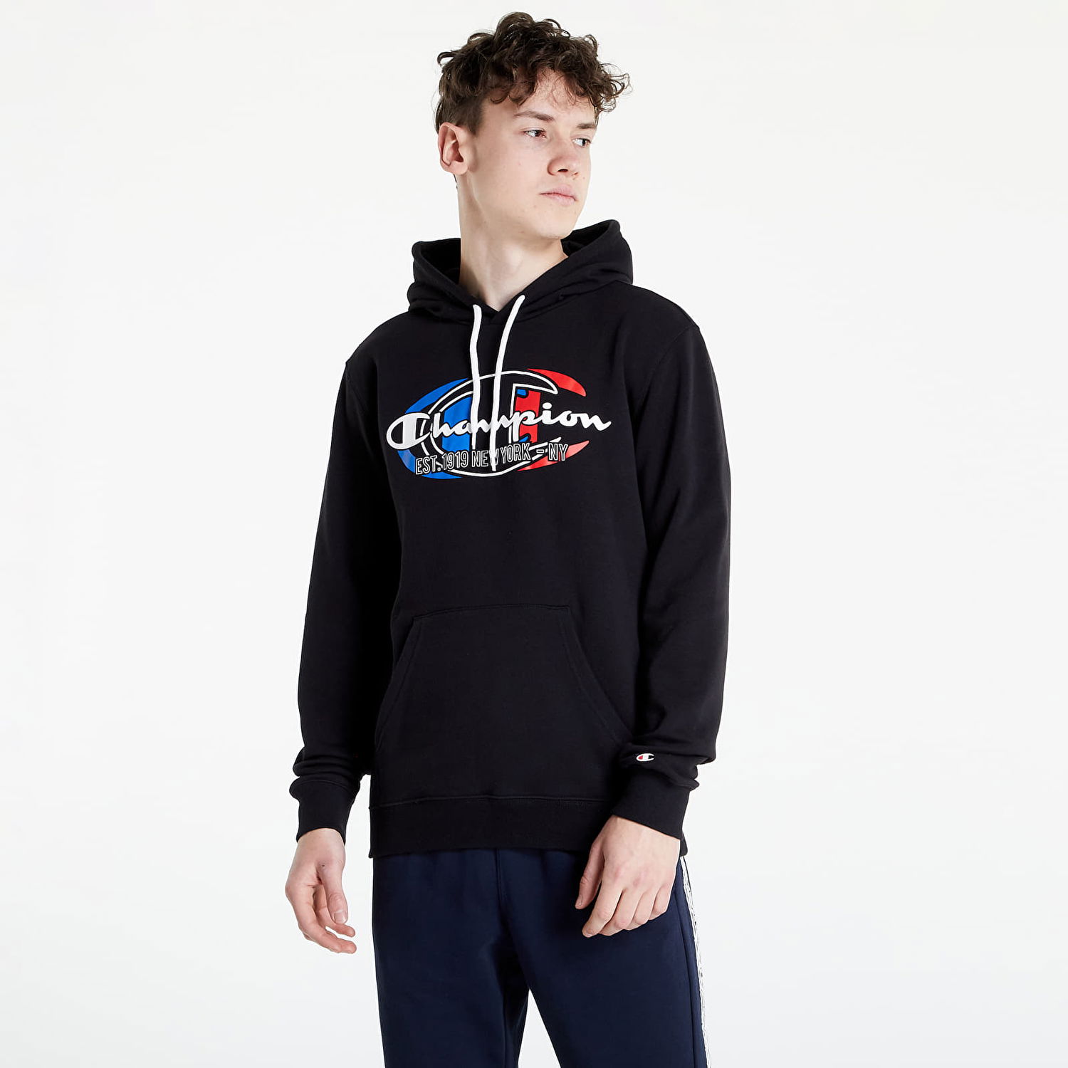 Mikina Champion Hooded Sweatshirt Čierna | KK001 NBK, 0