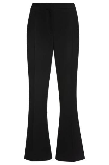 Nohavice BOSS Slim-Fit Bootcut Trousers Čierna | 50537898, 0