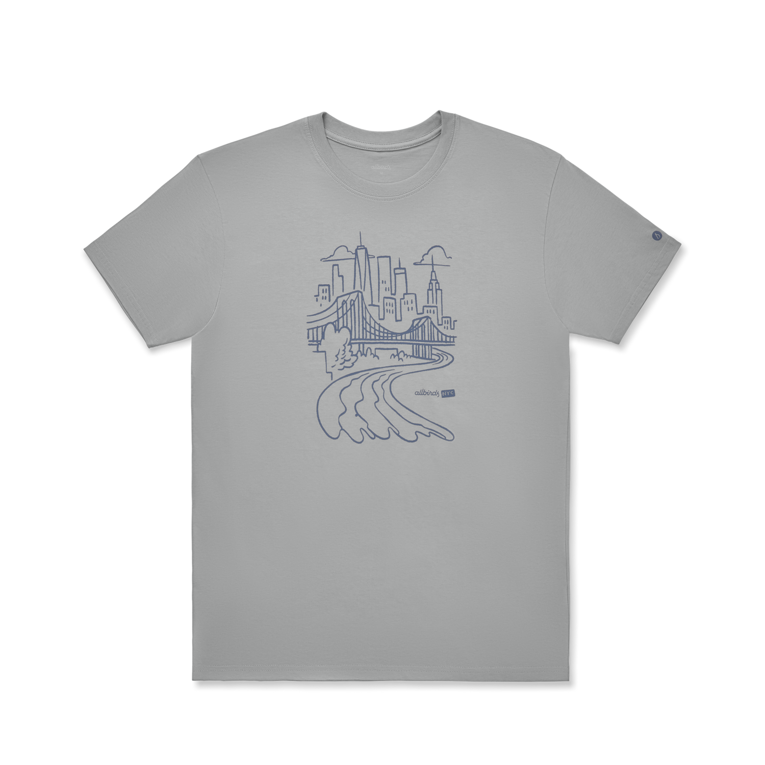 Tričko Allbirds Organic Cotton Graphic T-Shirt Šedá | A11527M, 0