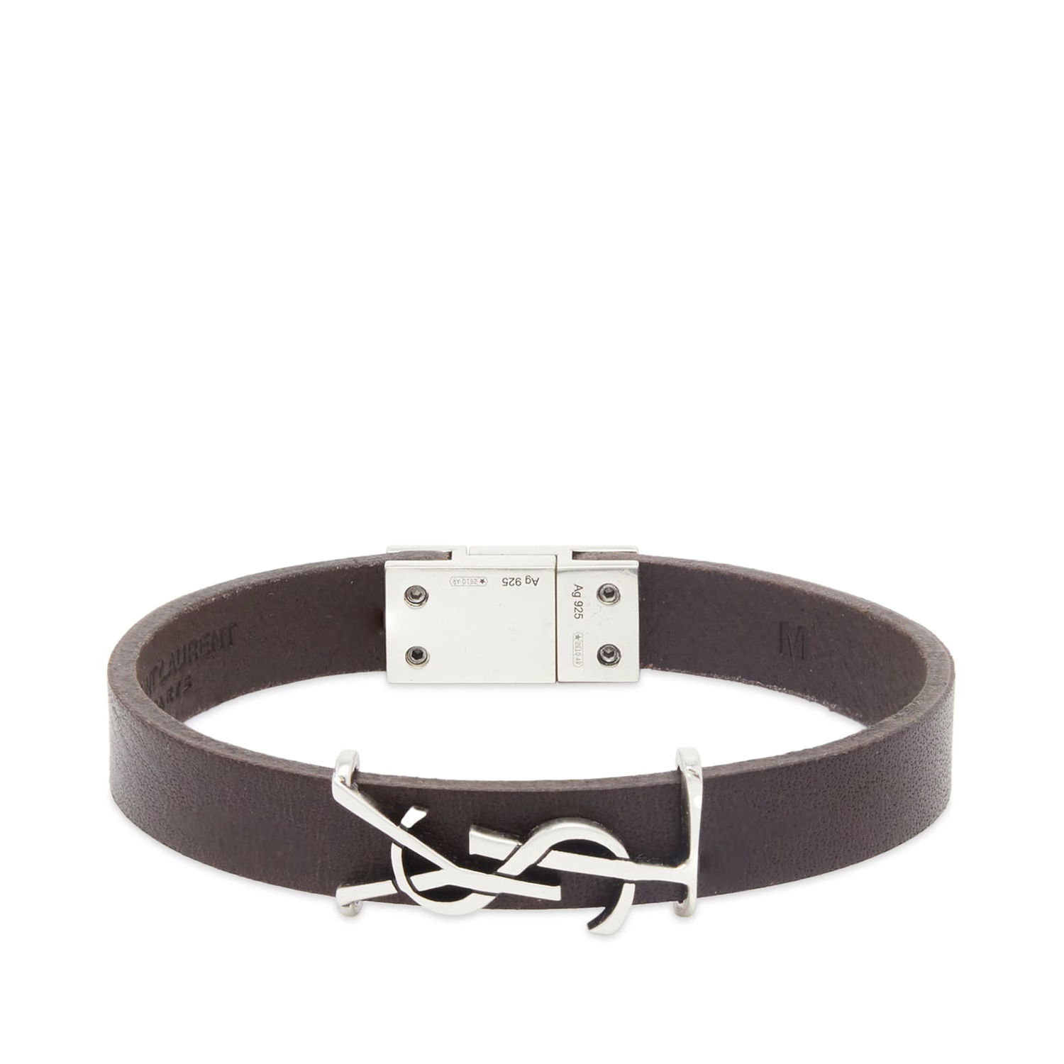 Náramok Saint Laurent YSL Leather Bracelet Čierna | 783110Y1019-2045, 0