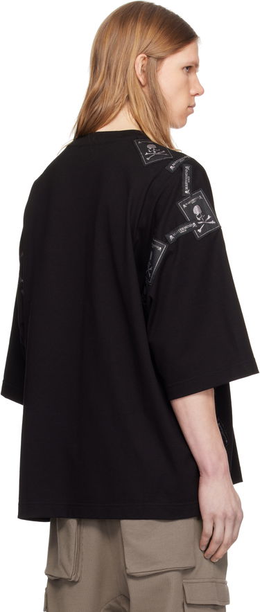 Tričko Mastermind WORLD Mastermind World Boxy Fit Label T-Shirt Čierna | MW25S14-TS031-022, 2