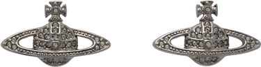 Náušnice Vivienne Westwood Mini Bas Relief Earrings Šedá | 65030003-02S108-CN, 0