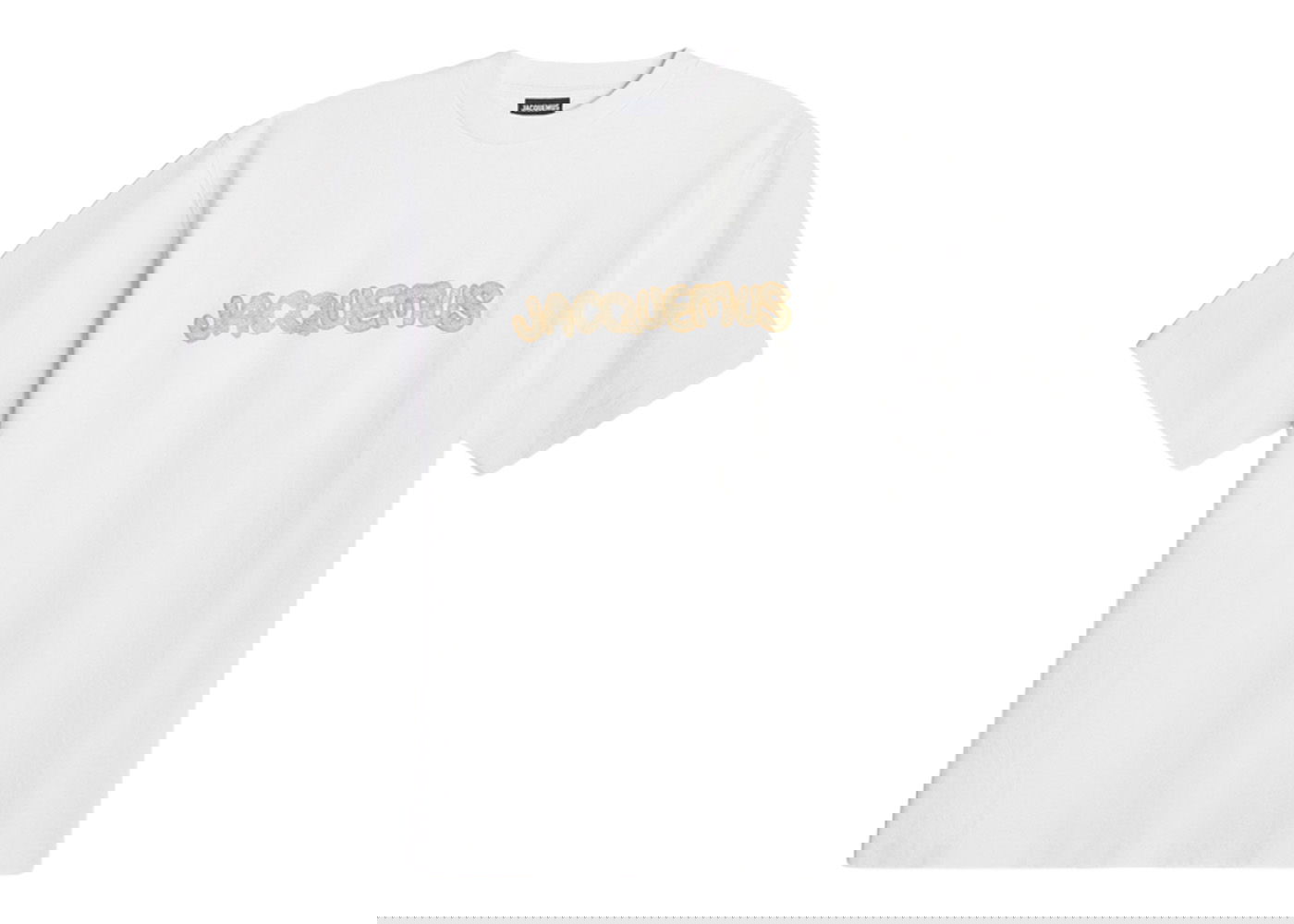 Tričko Jacquemus Le Raphia Logo Print Macrame Logo Biela | 235JS096-2102-1DN, 0