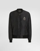 Bomber Jacket With Crest Patch