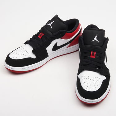 Tenisky a topánky Jordan Air Jordan 1 Low "Black Toe" GS Červená | 553560-116, 2