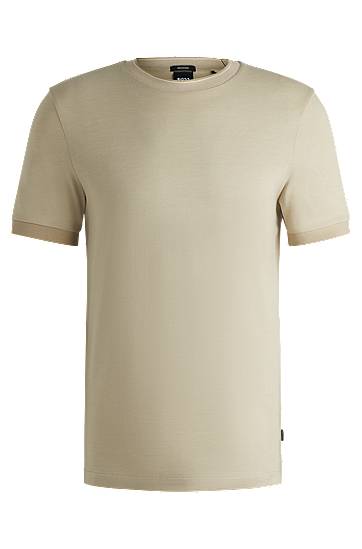 Tričko BOSS Slim Fit T-Shirt Béžová | 50536847, 0