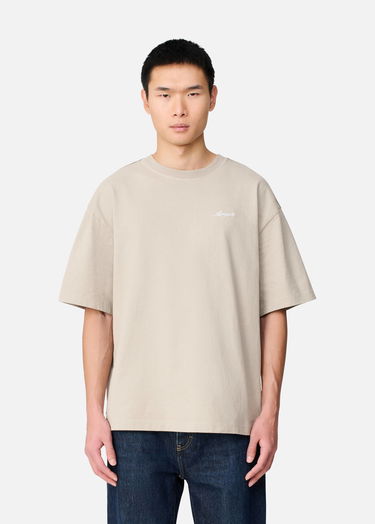 Tričko AXEL ARIGATO Honor T-Shirt with Arigato embroidery Béžová | A1460010, 7