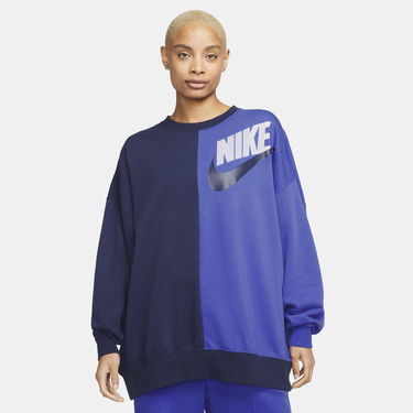 Mikina Nike Sportswear Over-Oversized Fleece Dance Sweatshirt Modrá | DV0328-410, 0