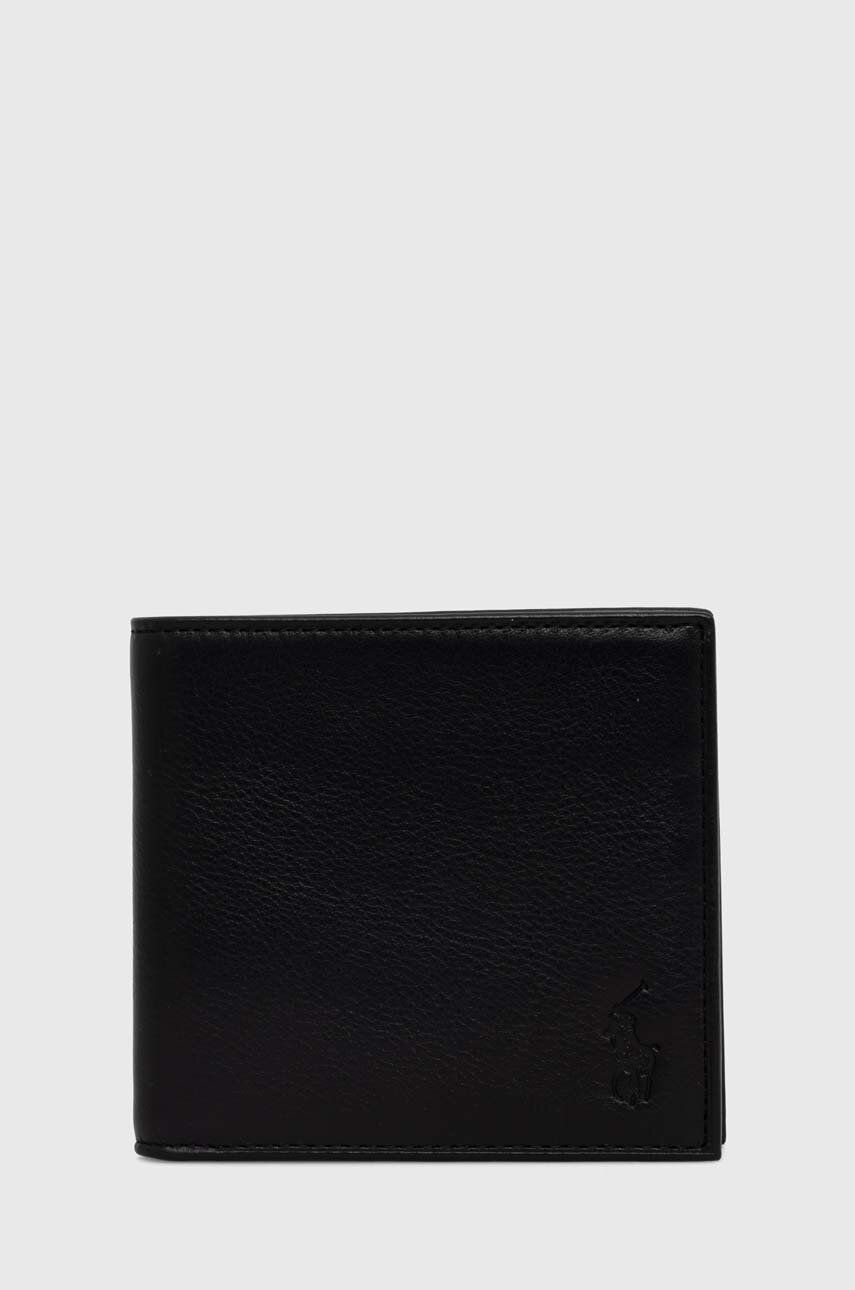 Peňaženka Polo by Ralph Lauren Polo Ralph Lauren Leather Wallet Čierna | 405913723, 0