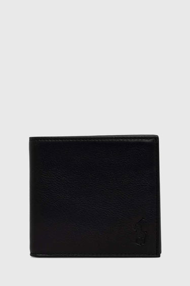 Peňaženka Polo by Ralph Lauren Polo Ralph Lauren Leather Wallet Čierna | 405913723, 0