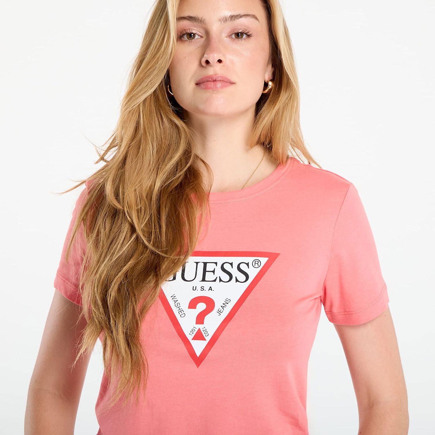 Tričko GUESS GUESS Original Tee T-Shirt Ružová | W1YI1BI3Z14-A60R, 1