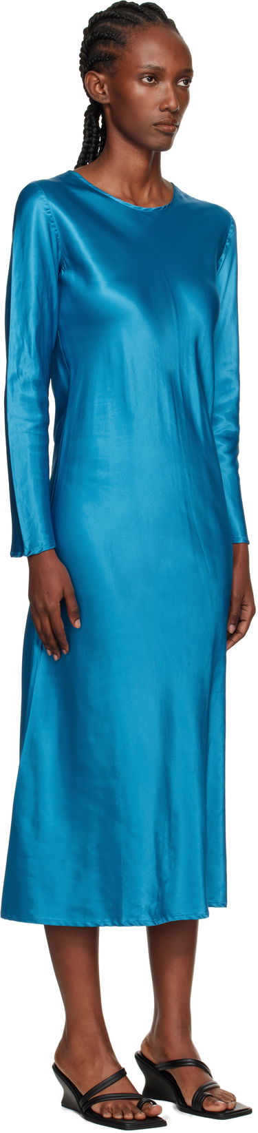 Šaty Baserange Baserange Dydine Maxi Dress Modrá | DRDYT-EV-AU25, 1