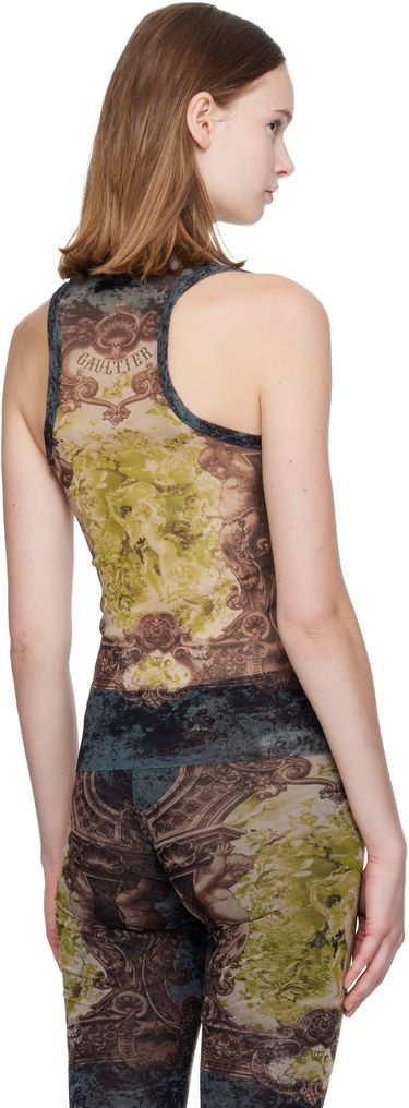Tielko Jean Paul Gaultier 'The Médaillon' Baroque Mesh Tank Top Rôznofarebný | 25/04-W-TO304-M006P-005740, 2