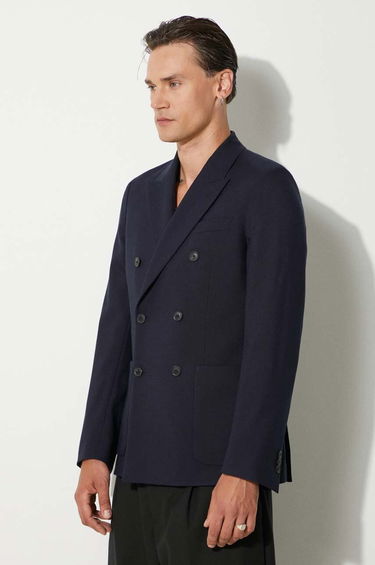 Bunda Paul Smith Paul Smith Double-Breasted Wool Blazer Navy | M1R.2320.N01746, 3