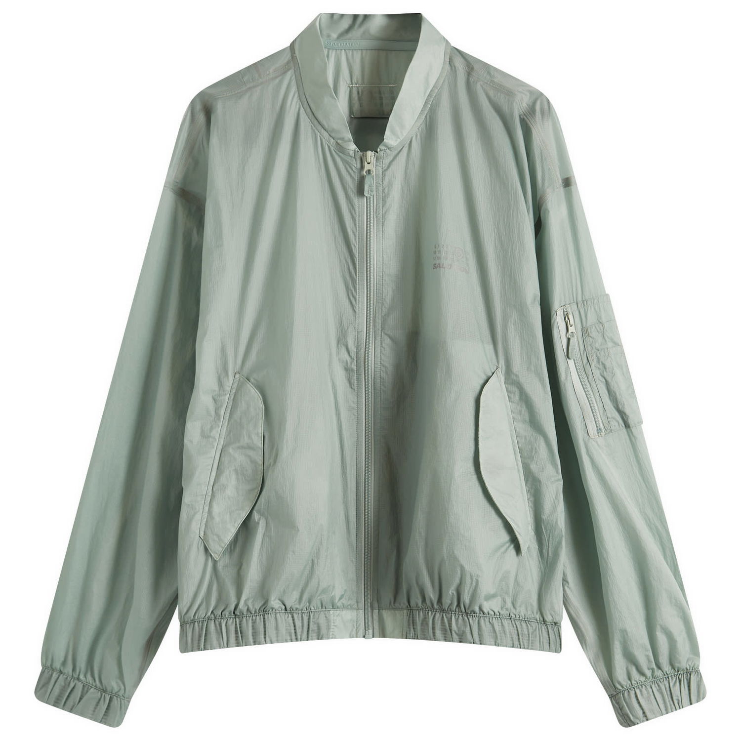 Bomber bunda Maison Margiela MM6 x Salomon Sports Jacket, Size Large Zelené | SH0AM0056-M35418-700, 0