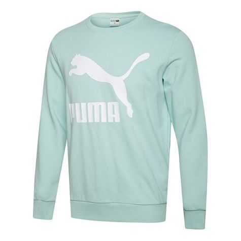 Sveter Puma Puma Classics Crewneck Sweatshirt Zelené | 595892-32