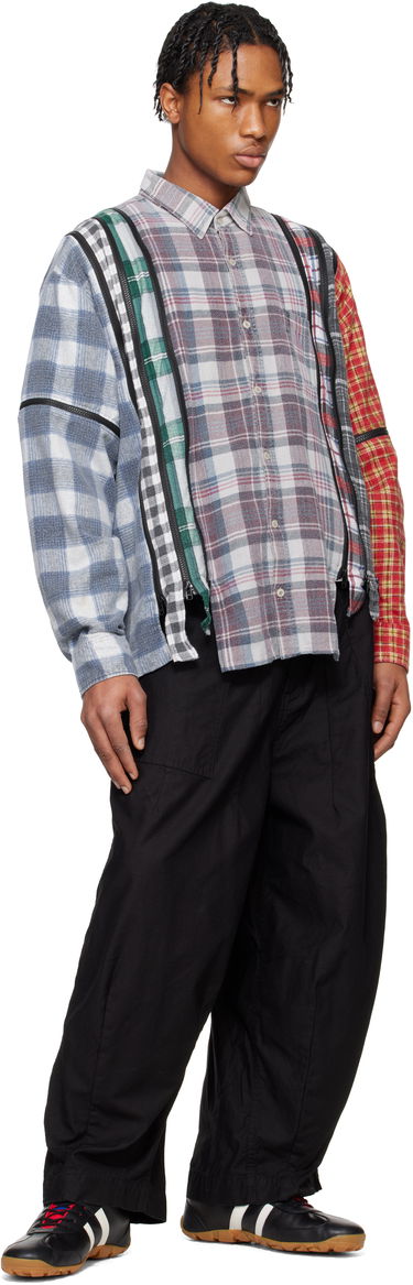 Košeľa Needles NEEDLES 7 Cuts Zipped Flannel Shirt Rôznofarebný | QV394, 3