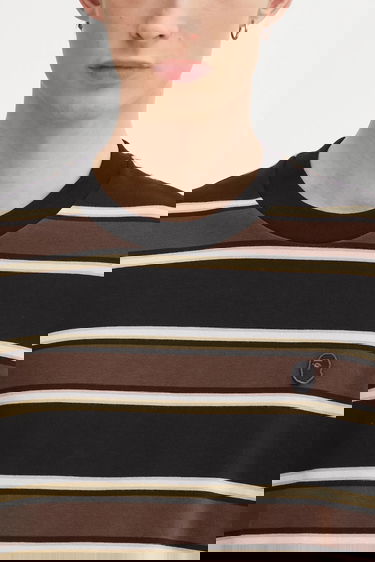 Tričko BAPE One Point Strip T-Shirt Rôznofarebný | 1L30109305, 3