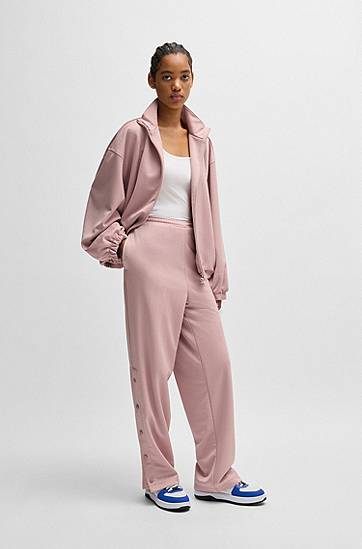 Tepláky BOSS Oversized Tracksuit Bottoms Ružová | 50531183, 1