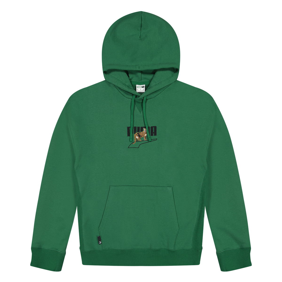 Mikina Puma DOWNTOWN Graphic Hoodie Zelené | 538244 37, 1