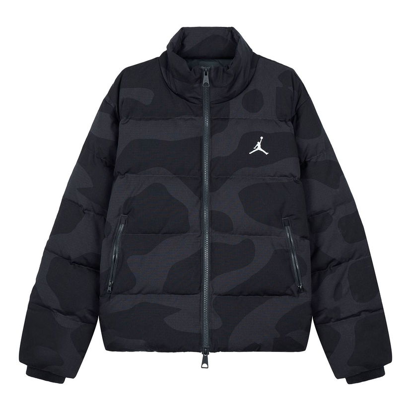 Prešívaná bunda Jordan Jordan Flight Heritage Down Jacket Čierna | FB6989-045