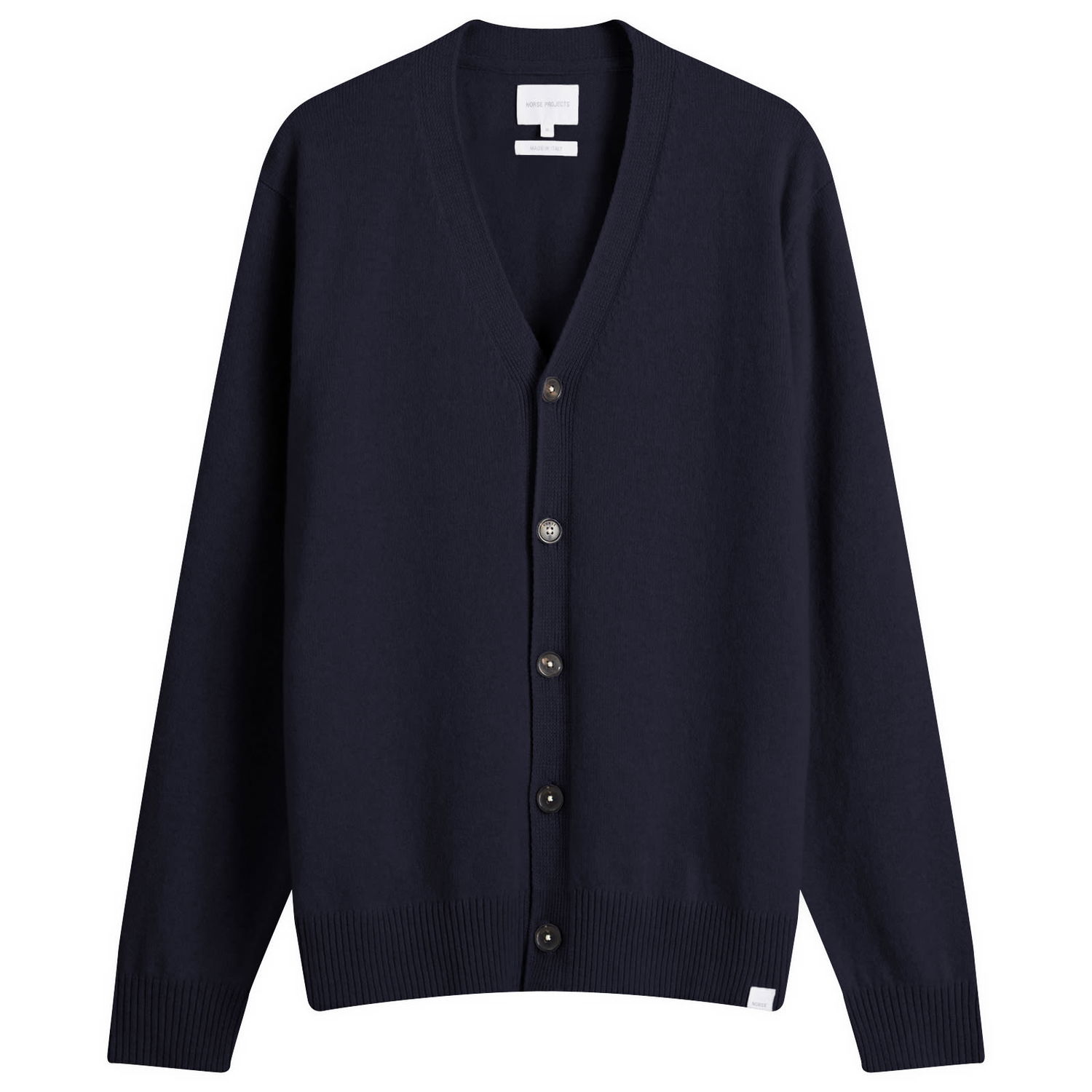 Sveter NORSE PROJECTS Standard Lambswool Cardigan Modrá | N45-0624-7004, 0