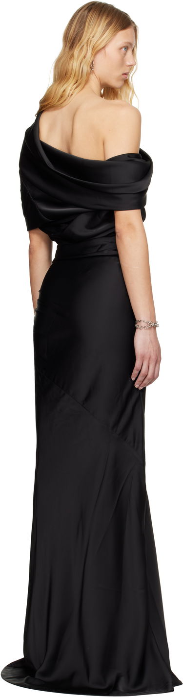 Šaty Entire Studios Entire Studios Sleeveless Draped Maxi Dress Čierna | ESW-S25-6013-OB, 2