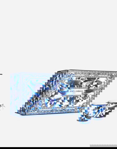 Home decor Dolce & Gabbana Casa Gift Box With 2 Porcelain Mugs Modrá | TC0S21TCM09UB005, 0