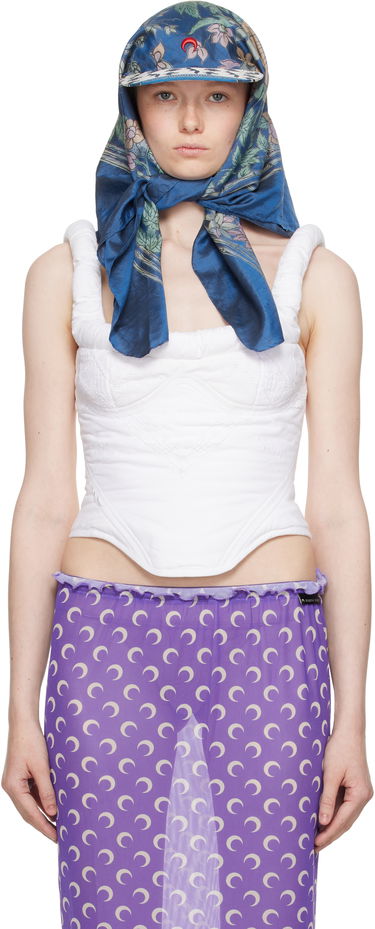 Šiltovka Marine Serre Marine Serre Household Linen Corset Top Fialová | WTO424A UWOV0007, 0