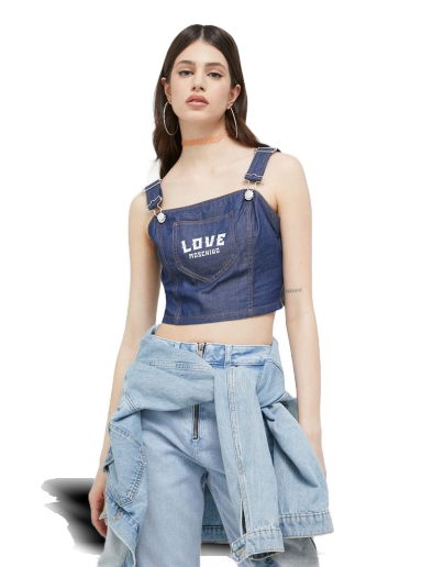 Tielko Moschino Love Tank Top Navy | W.C.E77.01.T.174A