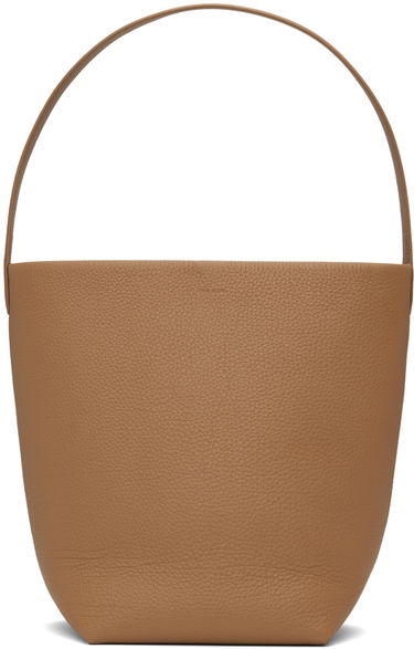 Tote bag The Row Medium Pebbled Leather Tote Bag Hnedá | W1313-L129, 0