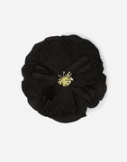 Black Flower Brooch