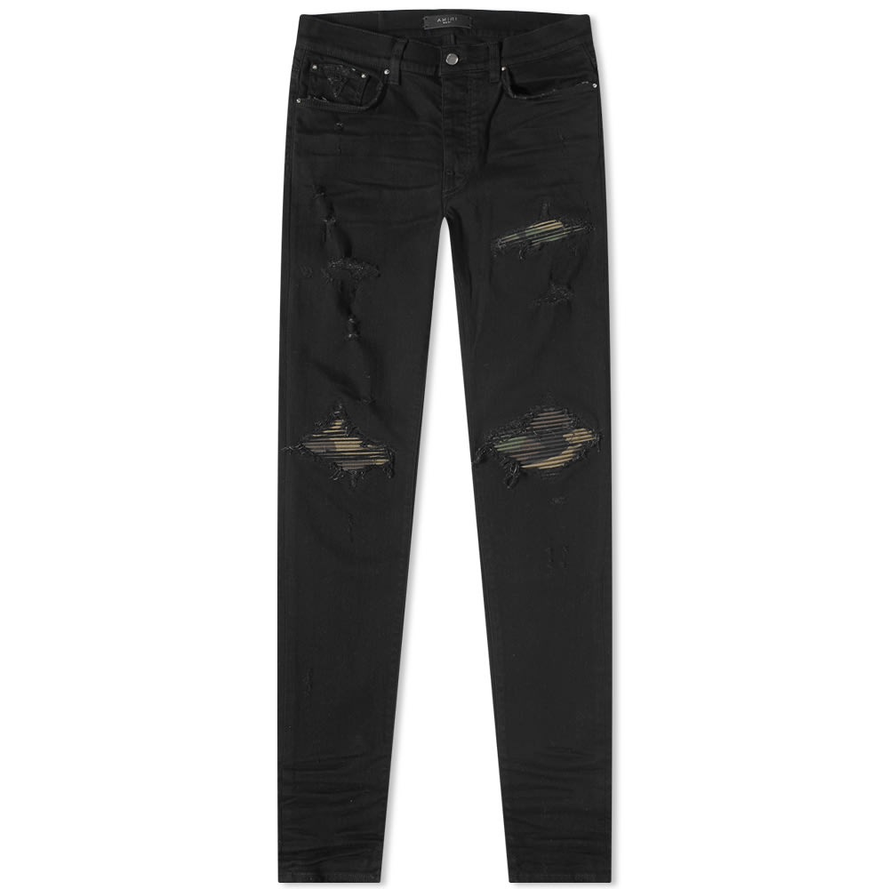 Džínsy AMIRI MX1 Camo Jeans Čierna | PF22MDS052-018, 0