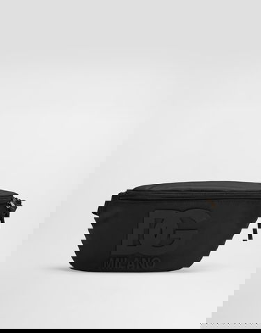 Ľadvinka Dolce & Gabbana Nylon Waist Bag With DG Rubber Patch Čierna | EM0072AU92780999, 0