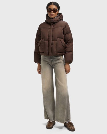 Prešívaná bunda Levi's Bubble Short Puffer Jacket Hnedá | 003MD-0006, 2