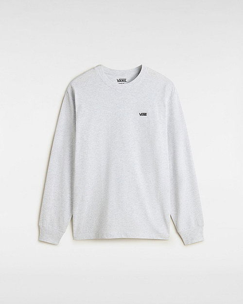 Tričko Vans Vans Left Chest Embroidered Logo T-Shirt, Size L Šedá | VN000P1S1QI, 0