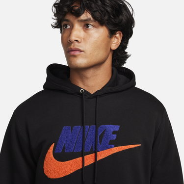 Mikina Nike Club Fleece Pullover Hoodie Čierna | FN3104-010, 4