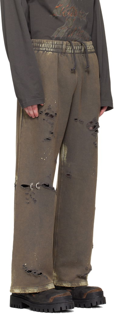 Tepláky We11done We11done Pierced Sweatpants Hnedá | WD-TA0-25-735-U-CH, 1