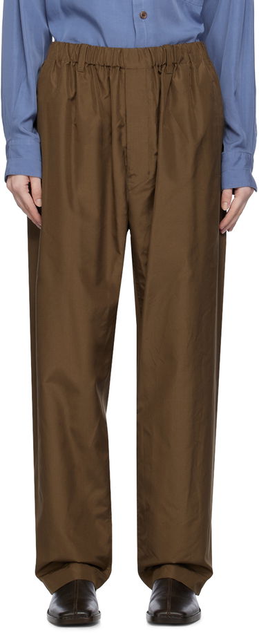 Nohavice LEMAIRE LEMAIRE Relaxed Trousers Hnedá | PA1047 LF1163, 0