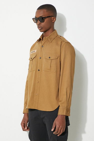 Košeľa Human Made Boy Scout Regular Fit Shirt Hnedá | HM27SH001, 3