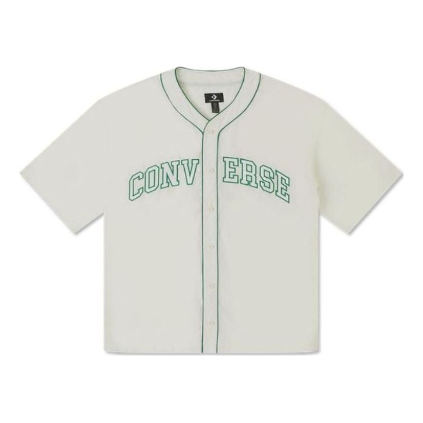 Tričko Converse Baseball Jersey Shirt Biela | 10027220-A01